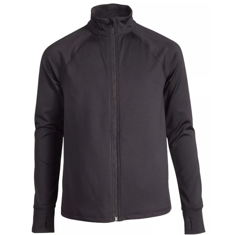 Girls Size Medium Black Ideology Full-Zip Active Jacket, Like New